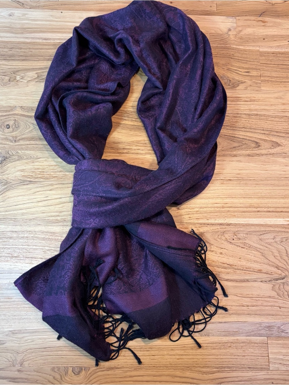 Elegant Purple Women's Scarf